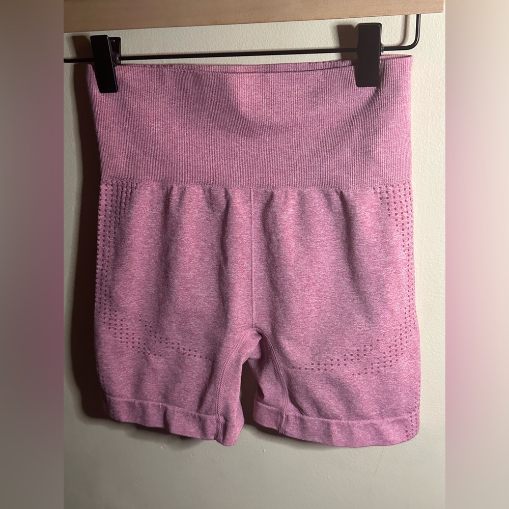 Mauve Pink High-Waisted Seamless Shaping Shorts | Athletic Work Out Shorts |NWOT